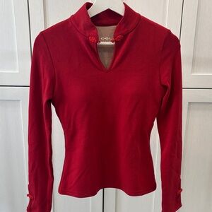 OGL Classic Red Long Sleeve Top